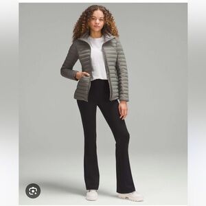 Lululemon Pack It Down Jacket  Grey Sage  Size 8 NWOT Puffer Medium